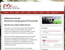 Tablet Screenshot of donatoren-fcf.ch